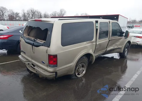 2004 Ford Excursion Limited из США, поврежденный, VIN 1FMSU43P94EA89469